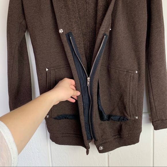 Aritzia Wilfred Free Rousseau Zip Up Sweater XXS - Picture 5 of 9